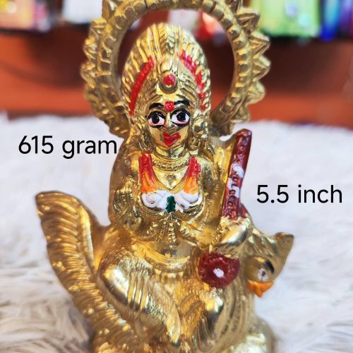 পিতলের বিগ্রহ (মা সরস্বতী ৫.৫ ইন্ঞি)