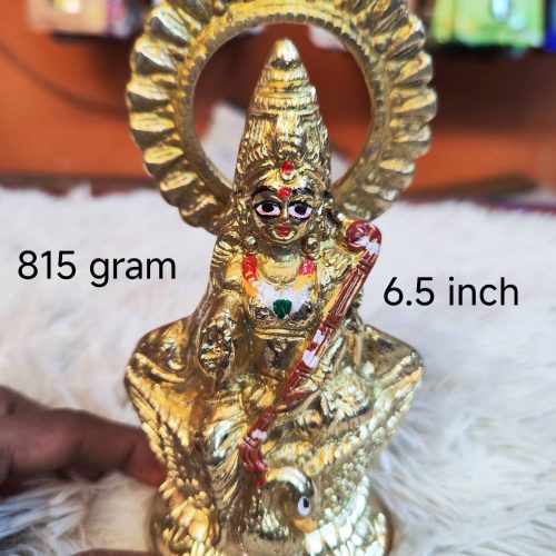 পিতলের বিগ্রহ (মা সরস্বতী ৬.৫ ইন্ঞি)