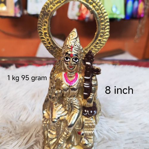 পিতলের বিগ্রহ (মা সরস্বতী ৮ ইন্ঞি)